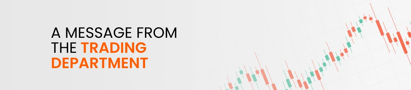 A message from the trading department